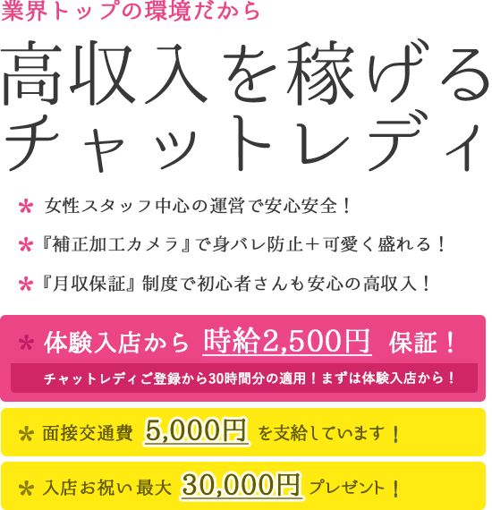 大阪にチャットルームがオープン！未経験者もばっちりサポート